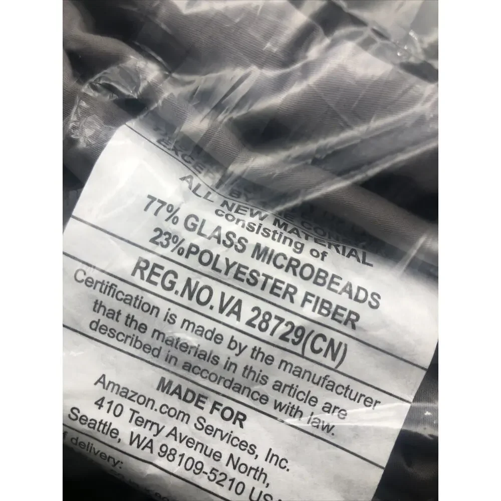 Basics All-Season Cotton Weighted Blanket Dark Grey 12 Lbs 60x80 1721S